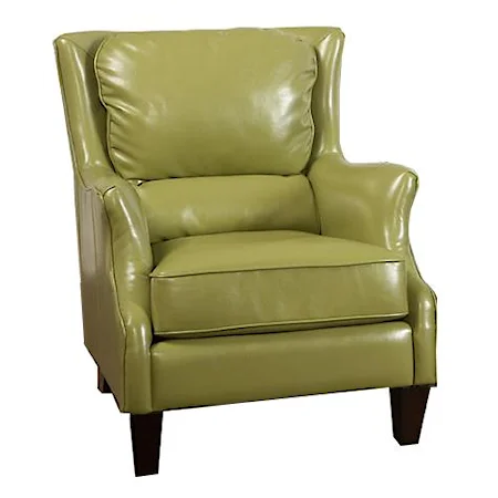 Accent Chair with Flair Tapered Arms
